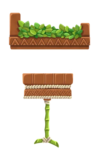 Objets de soin du biome Terre