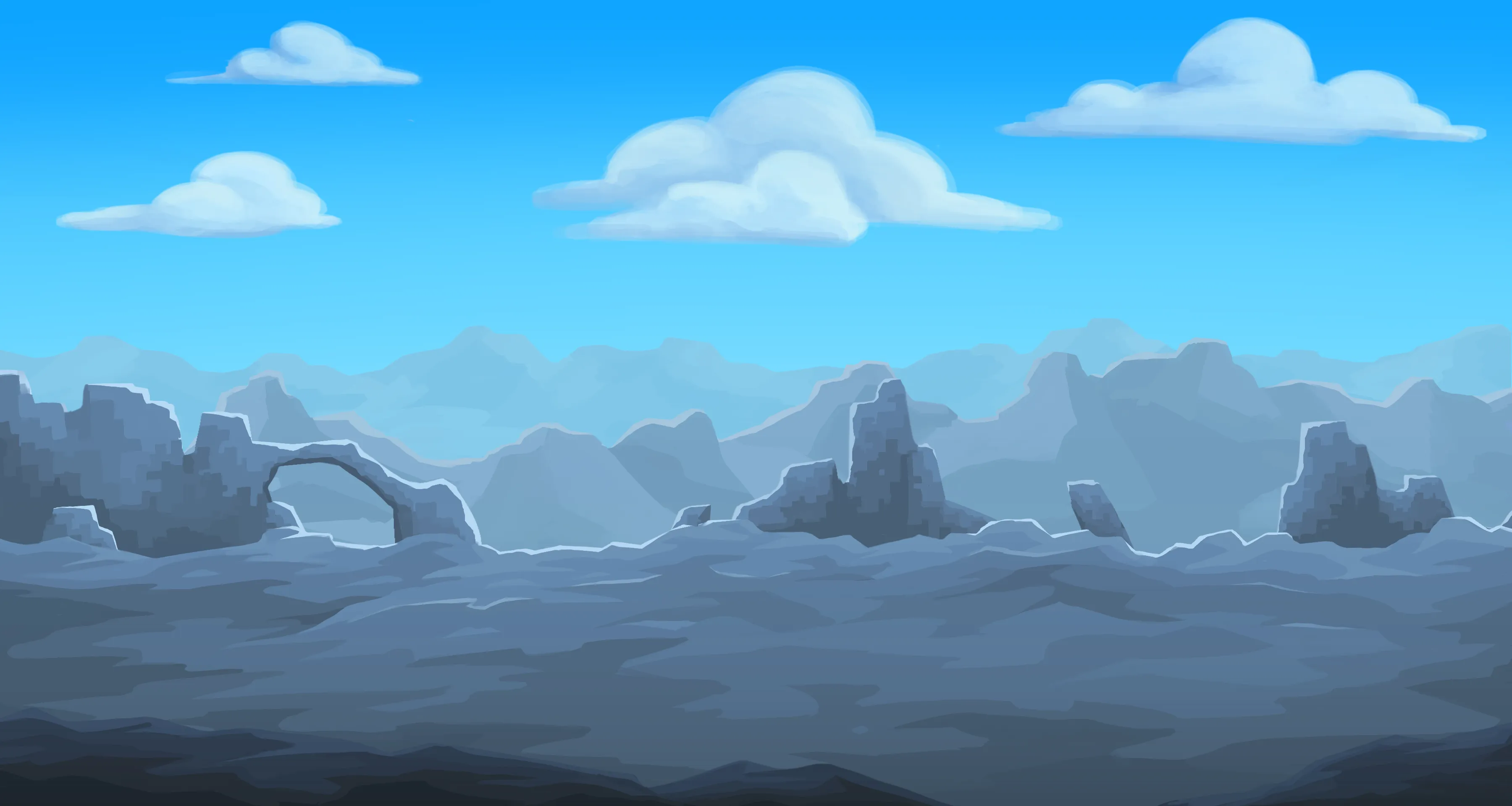 Paysage du biome Roche