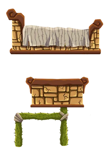 Objets de soin du biome Désert